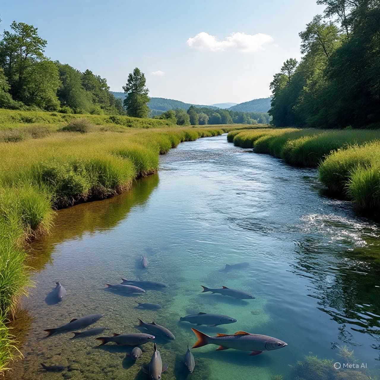 Can a rising temperature quietly unravel the balance beneath flowing waters?