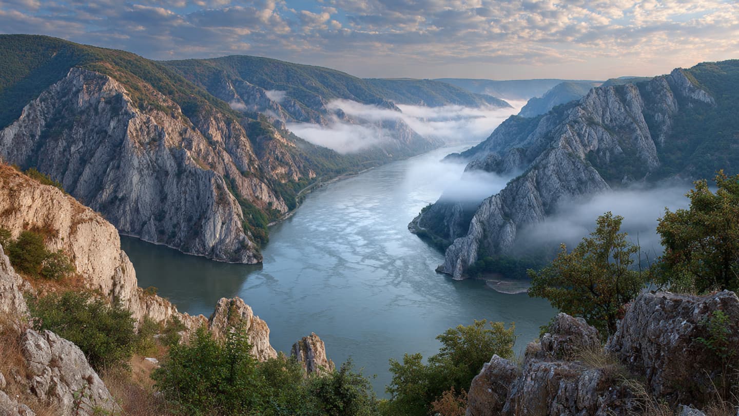 The Ancient Guardians of the Iron Gates, Reflections on a River Carving Through the Stone