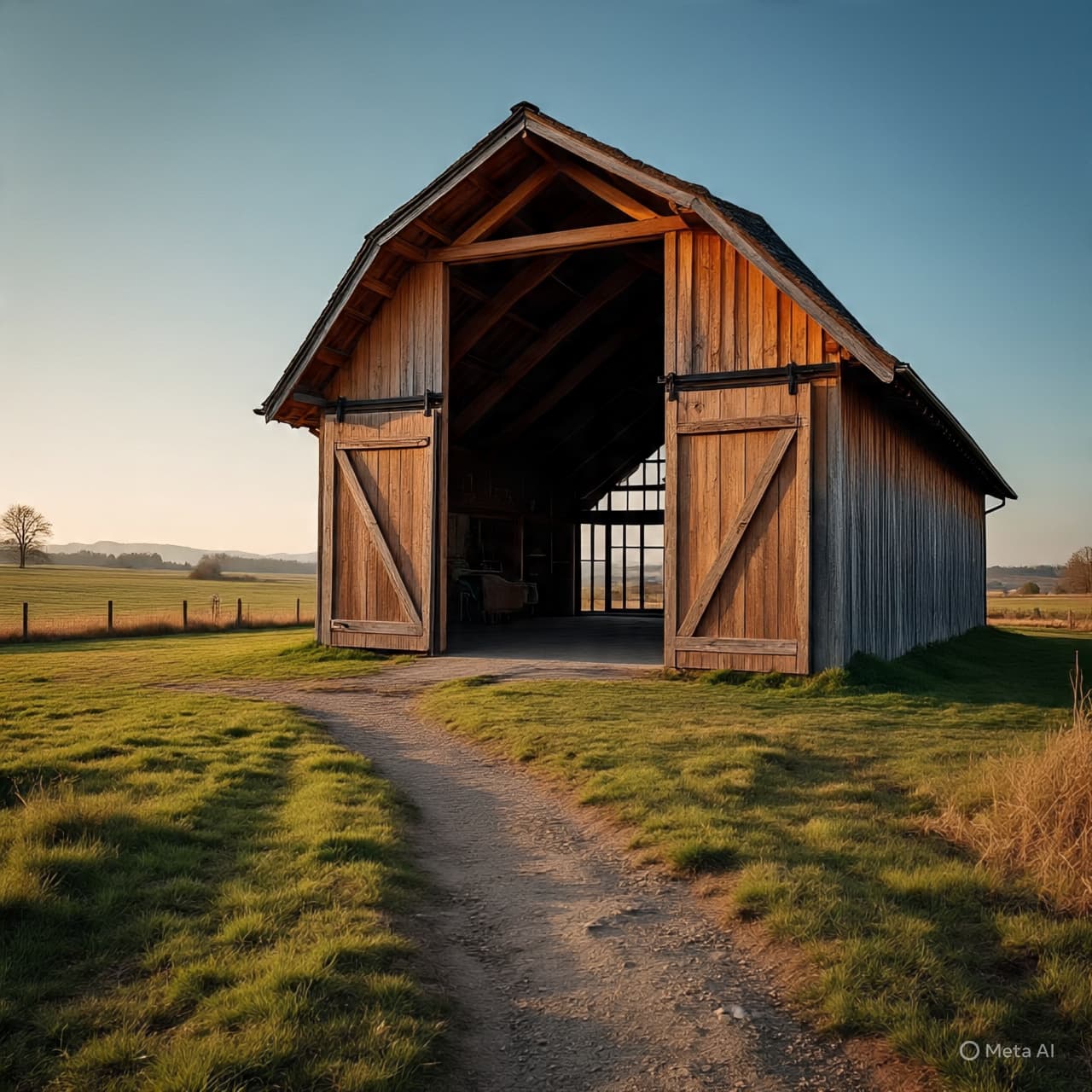 Where Timber Beams Meet Quiet Fields: When a Temporary Shelter Slowly Becomes Home