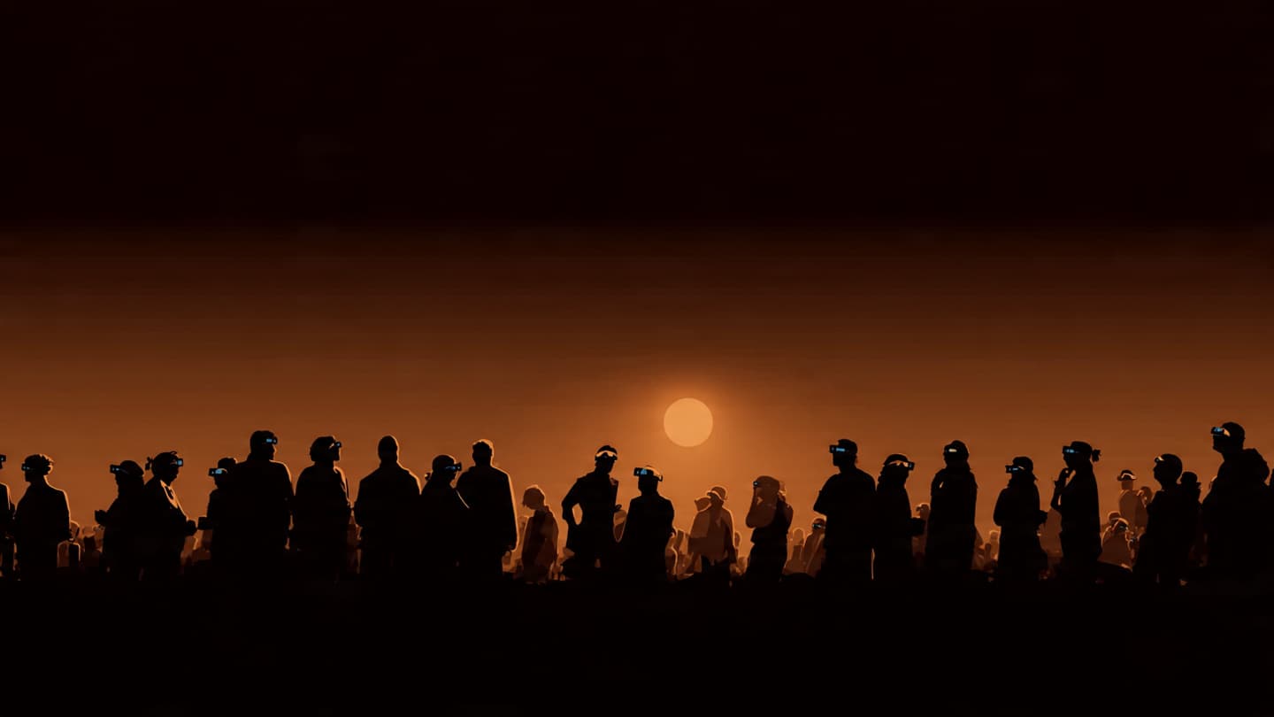 When day turns briefly to night, the sky tells a careful story