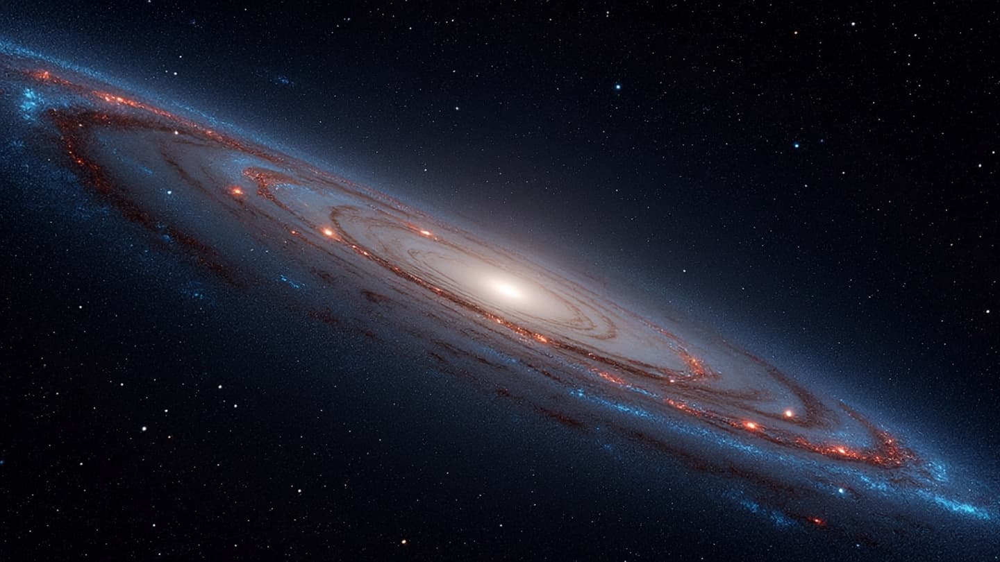 Silent structures in space quietly point toward our galaxy’s darkest center