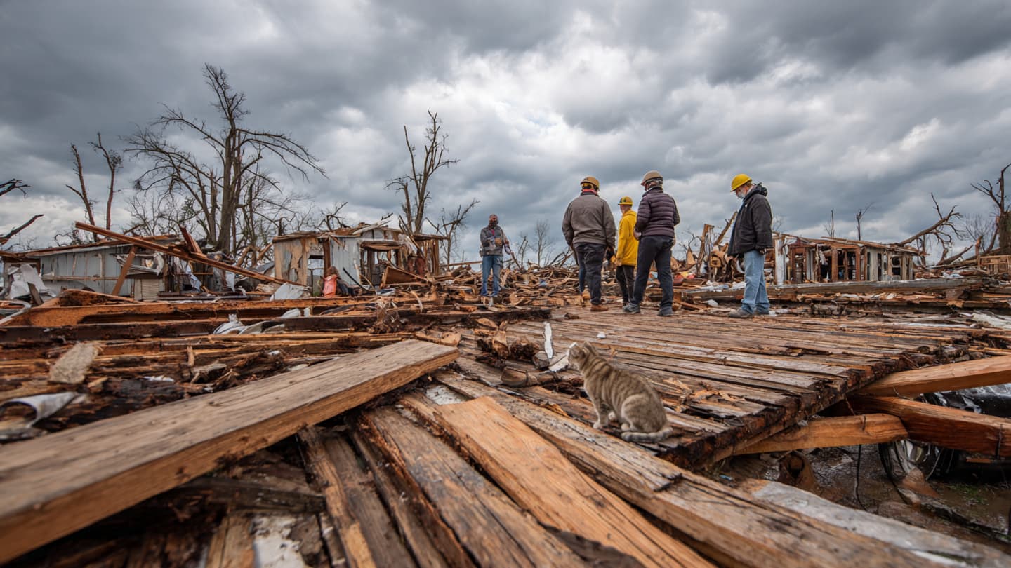 In the Quiet After the Storm, a Small Cry Became a Sign of Life