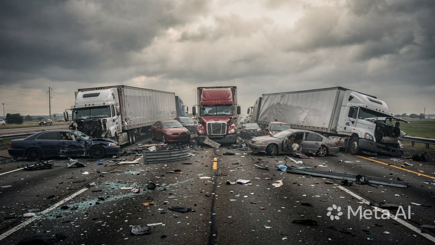 Highway Officials Close Major Texas Artery After Massive Chain-Reaction Pileup Triggers Extended Roadway Shutdown