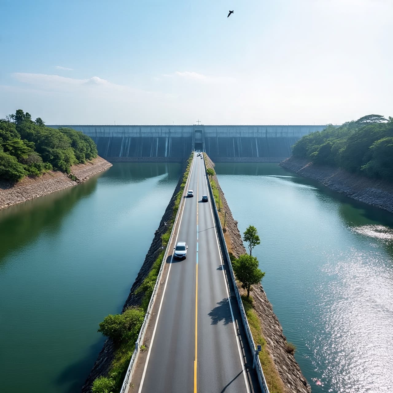 An Afternoon Interrupted: The Moment Traffic Faltered at the Edge of the Sea