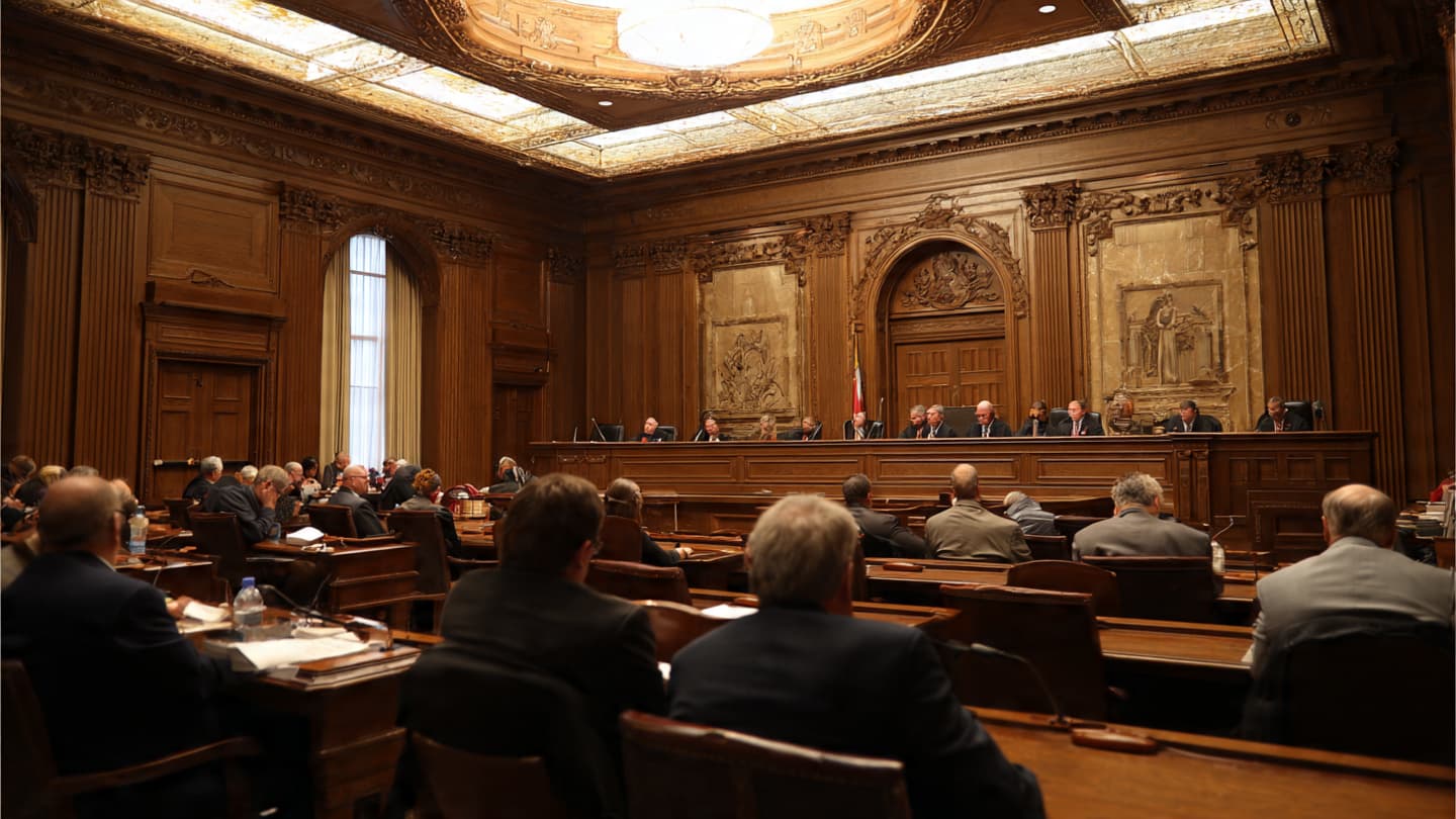 A Courtroom Reflects the Strain Between Power and Accountability