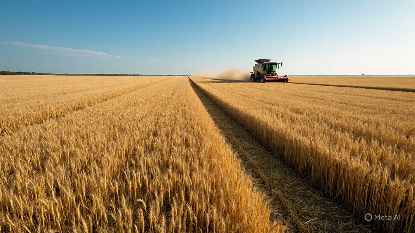 Where the Golden Steppe Meets the Sea: A Soft Narrative of the Earth’s Bounty