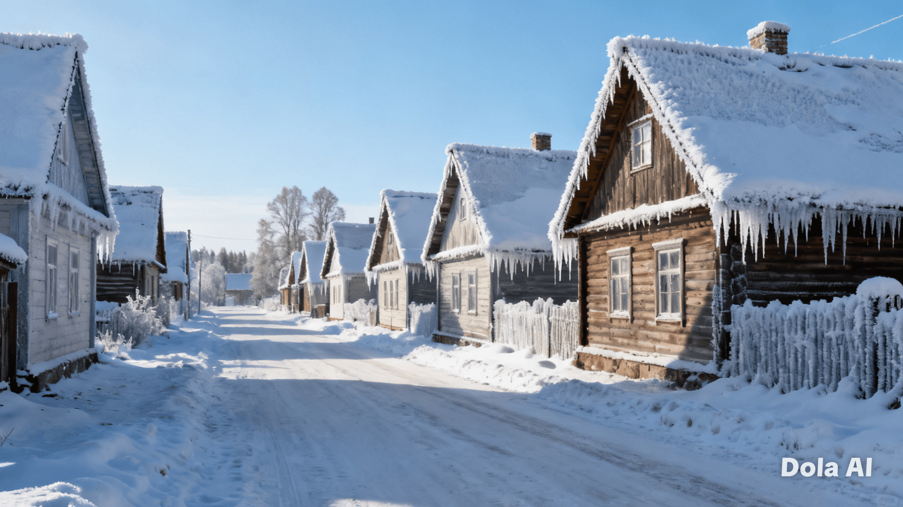 “Frost’s Relentless Brush: A Deep Freeze Descends on Latvia”