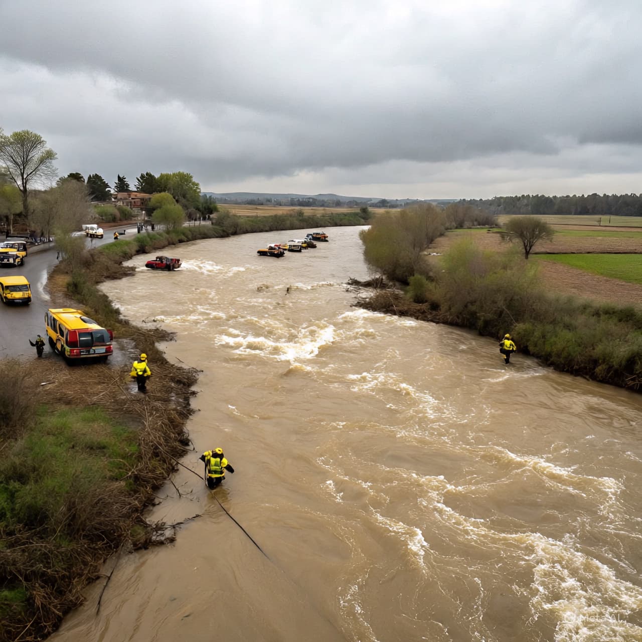Between Rain and Current: The Search Along the Mogent Finds a Body