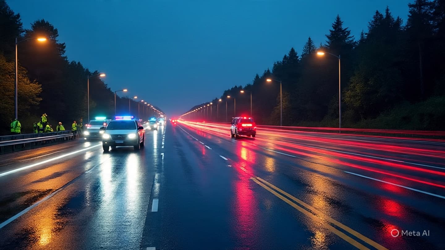 Between the Speed of the Morning and the Sirens, A Narrative of a Multi-Vehicle Clash