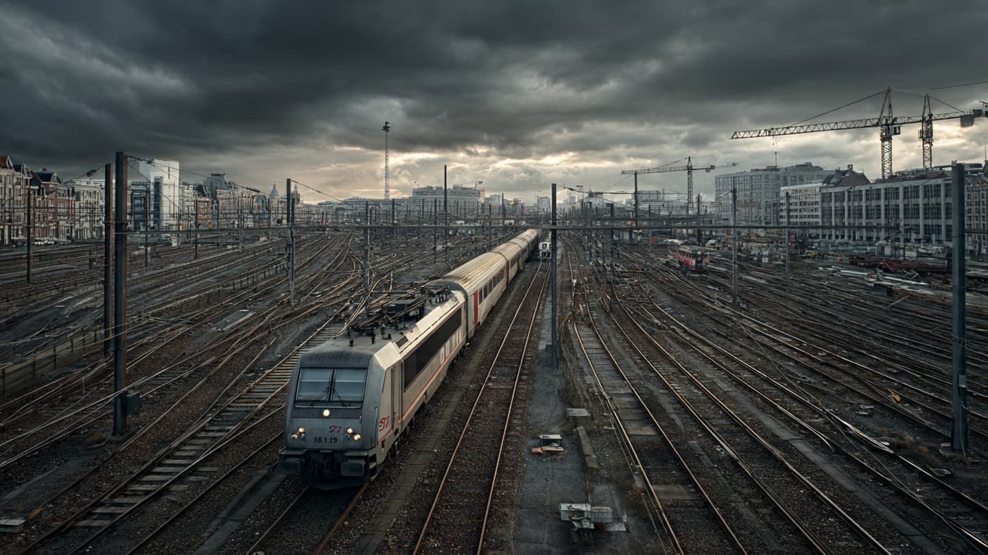 Where the Iron Fails: A Contemplation of the Derailment Near Brussels North Station Tonight
