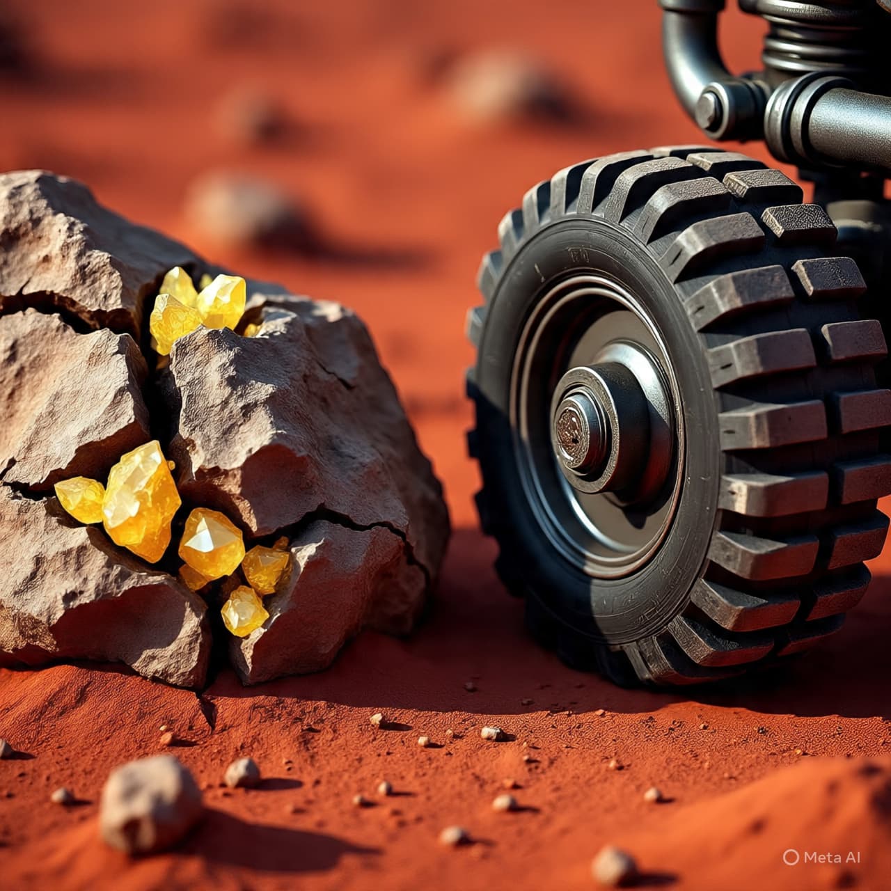 Not Just Red Anymore — A Shattered Rock, Sulfur Crystals, and a New Question for Mars