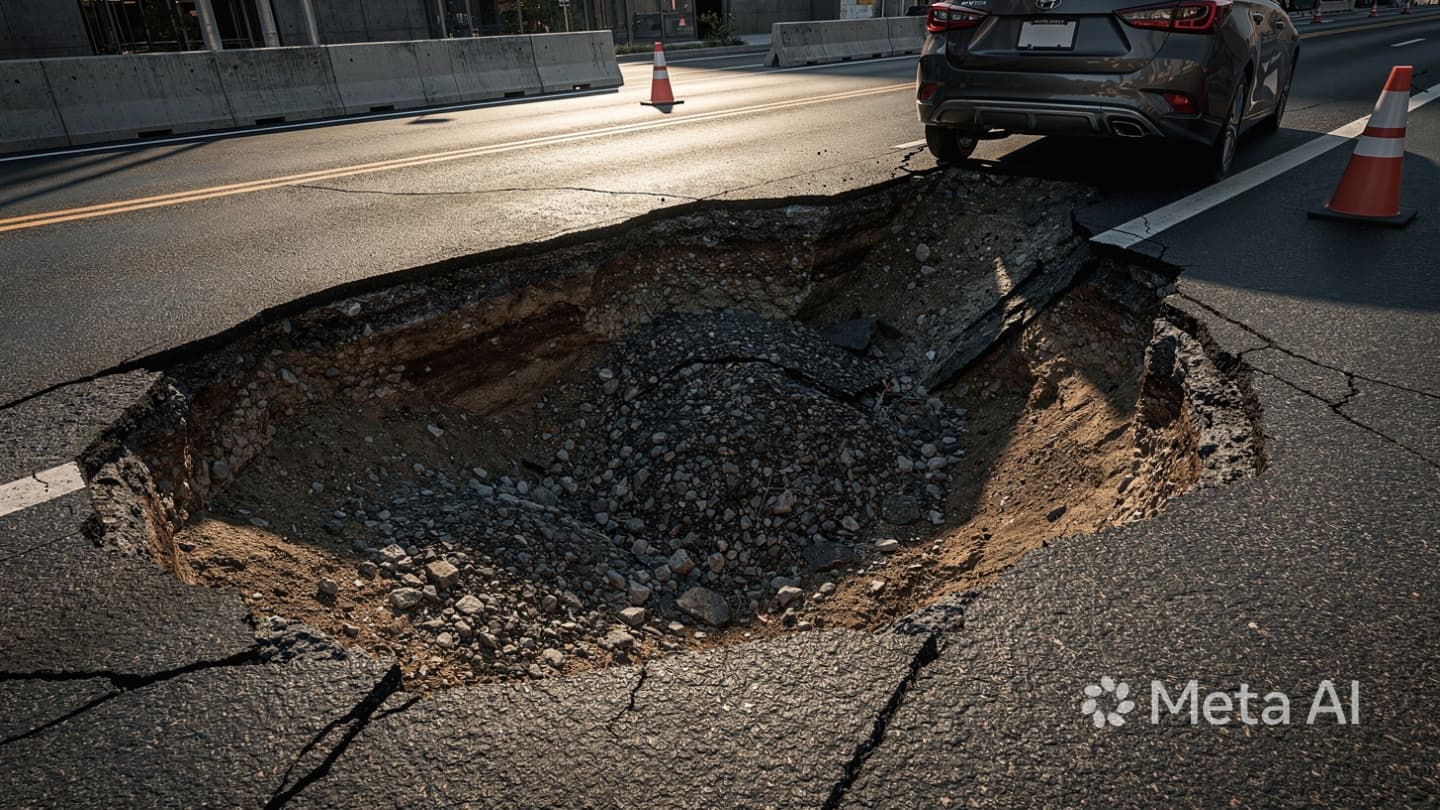 Where The Asphalt Surrenders: The Day The Ground Forgot Its Promise In Kent