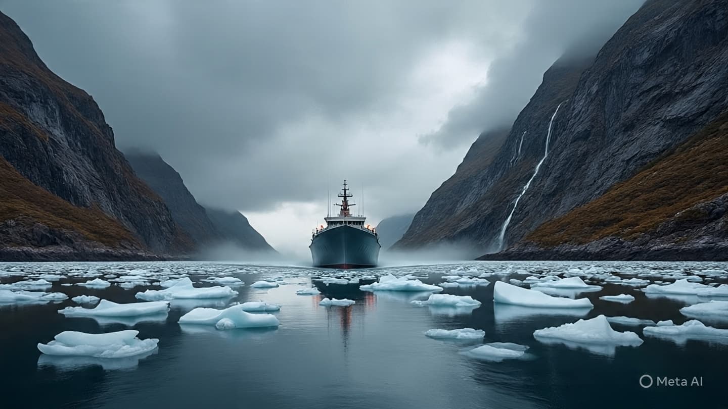 Where the White Silence Breaks: A Lyrical Observation of the Changing Rhythms of Greenlandic Ice