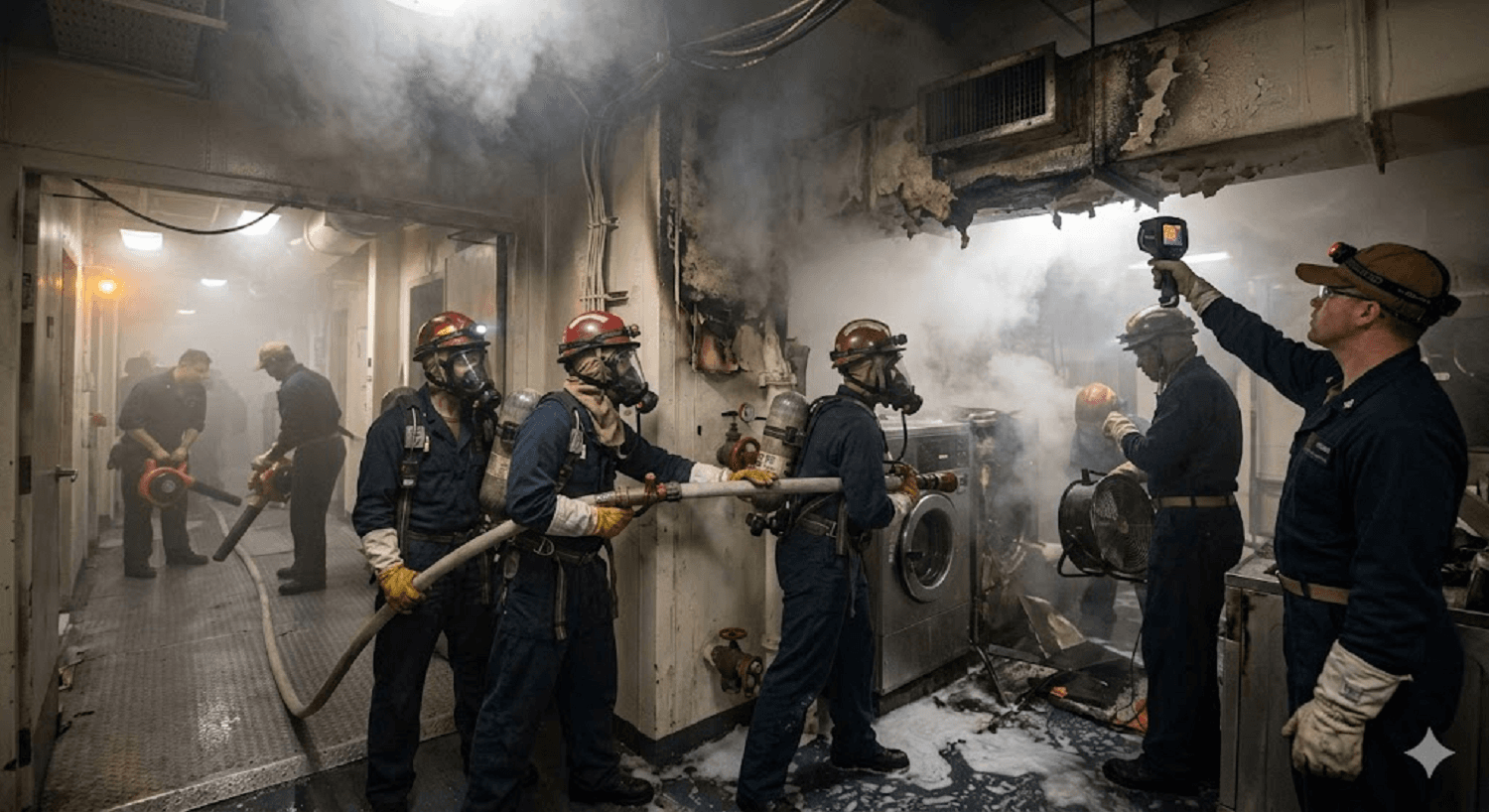 Fire Aboard USS Gerald R. Ford Burns for Over 30 Hours, Dozens of Sailors Exposed to Smoke