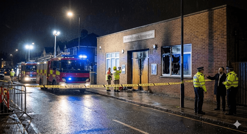 'Thugs for Hire': Two Teens Arrested After Targeted Arson Attack on London Jewish Site
