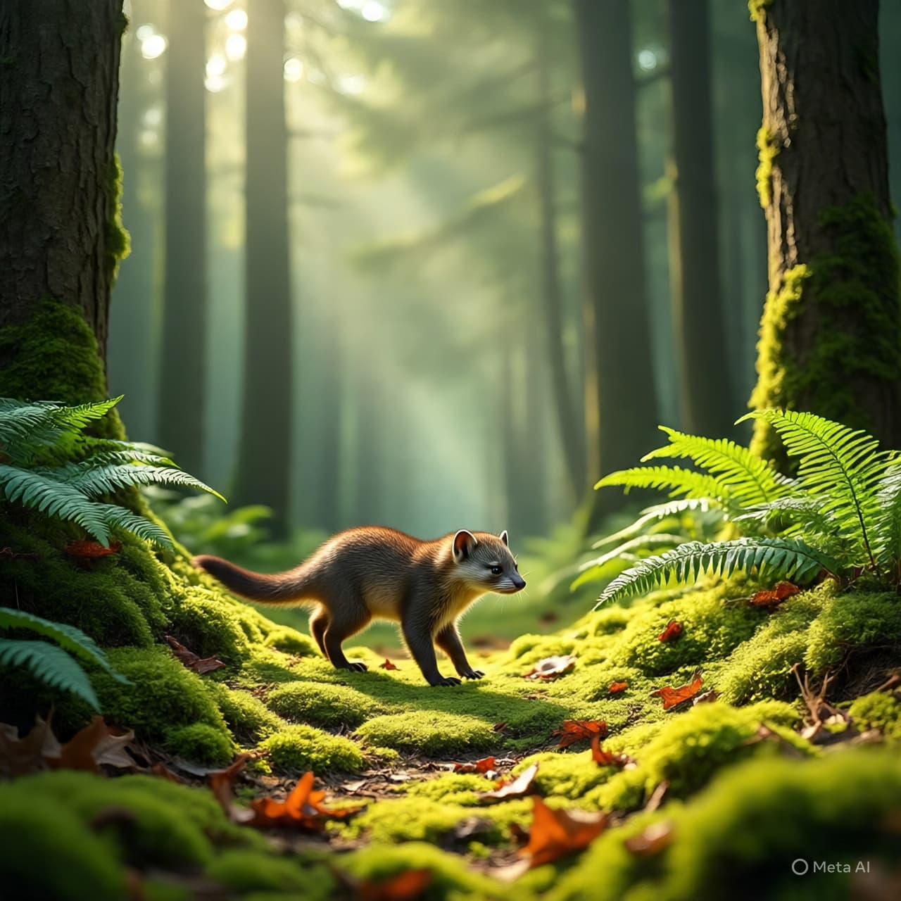 Ghostly Eyes and Fur: A Predator Reclaims Its Forest