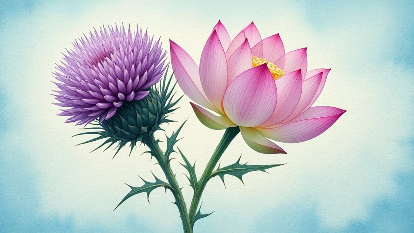 When the Thistle and the Lotus Bloom: A Narrative of Shared Commerce and Time