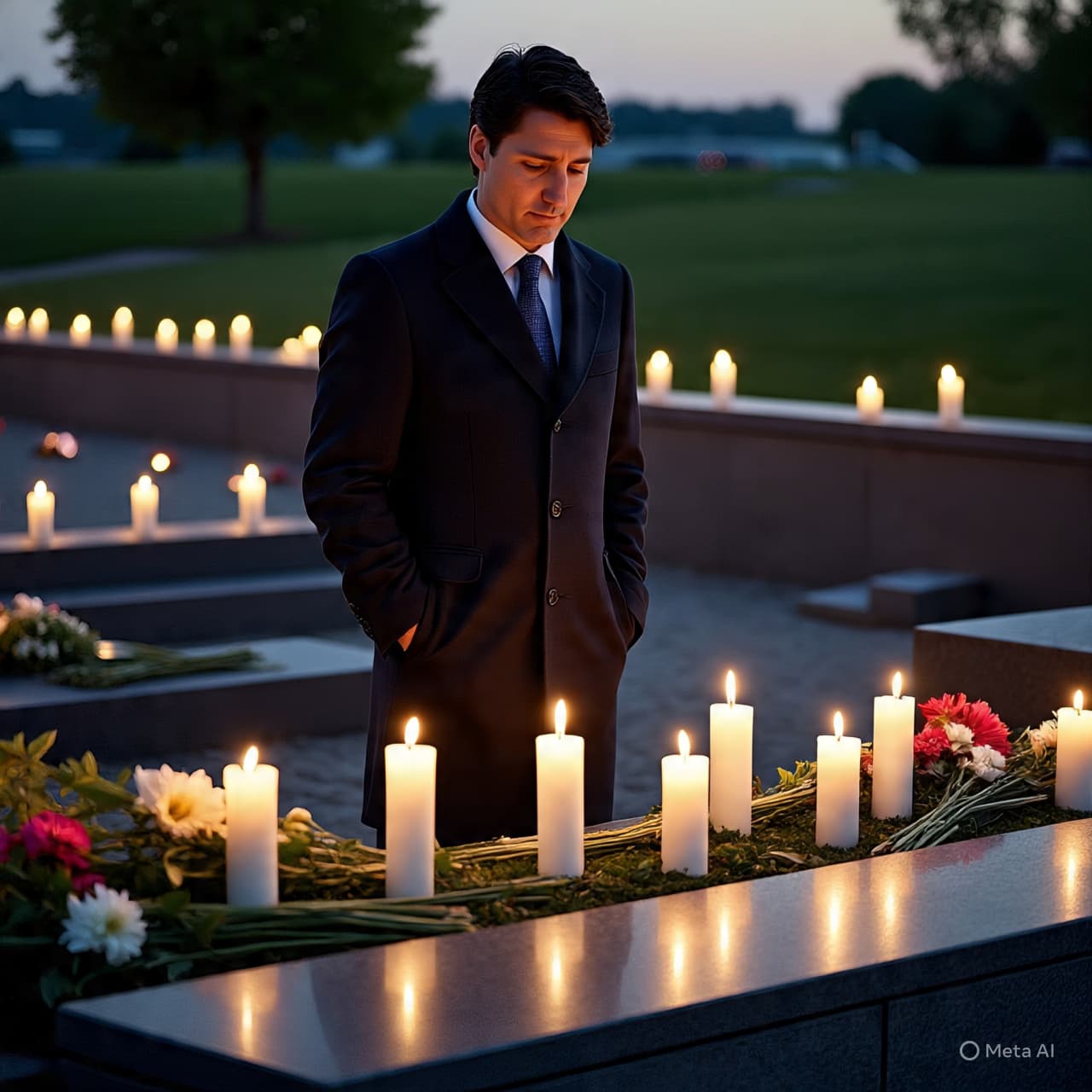 Candles and Silence: Trudeau at Ottawa’s Memorial for Shooting Victims
