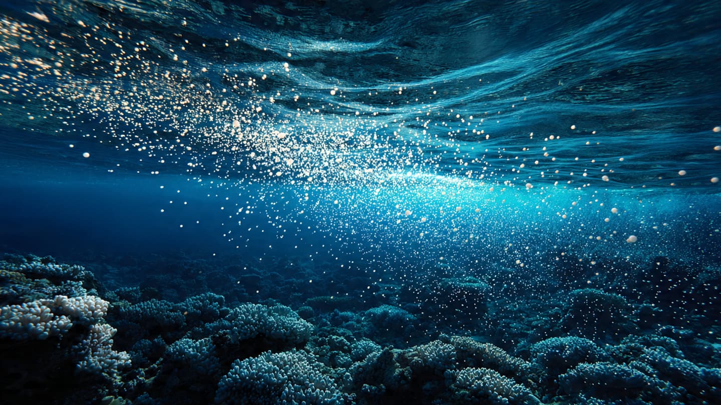 Where the Moon Meets the Submerged Garden: Reflections on the Silent Pulse of Coral