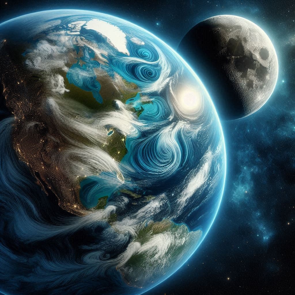 From Orbit, Earth Becomes a Story Told Slowly, With the Moon Turning Pages