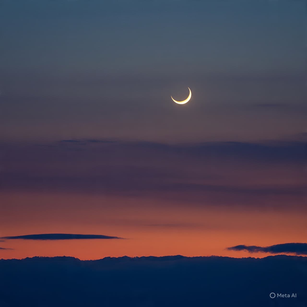 When Daylight Softens Into Evening: A Crescent Moon Drifts Beside Venus in the Western Sky