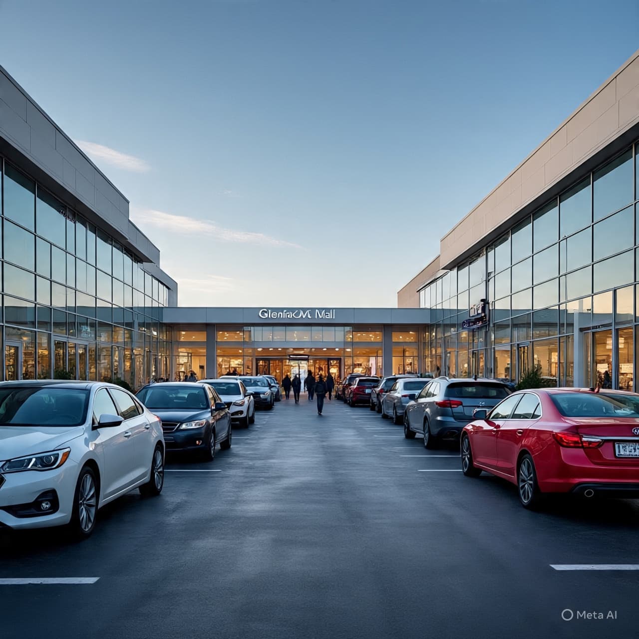 Between Gleaming Storefronts and Still Pavement, A Moment of Watchful Waiting