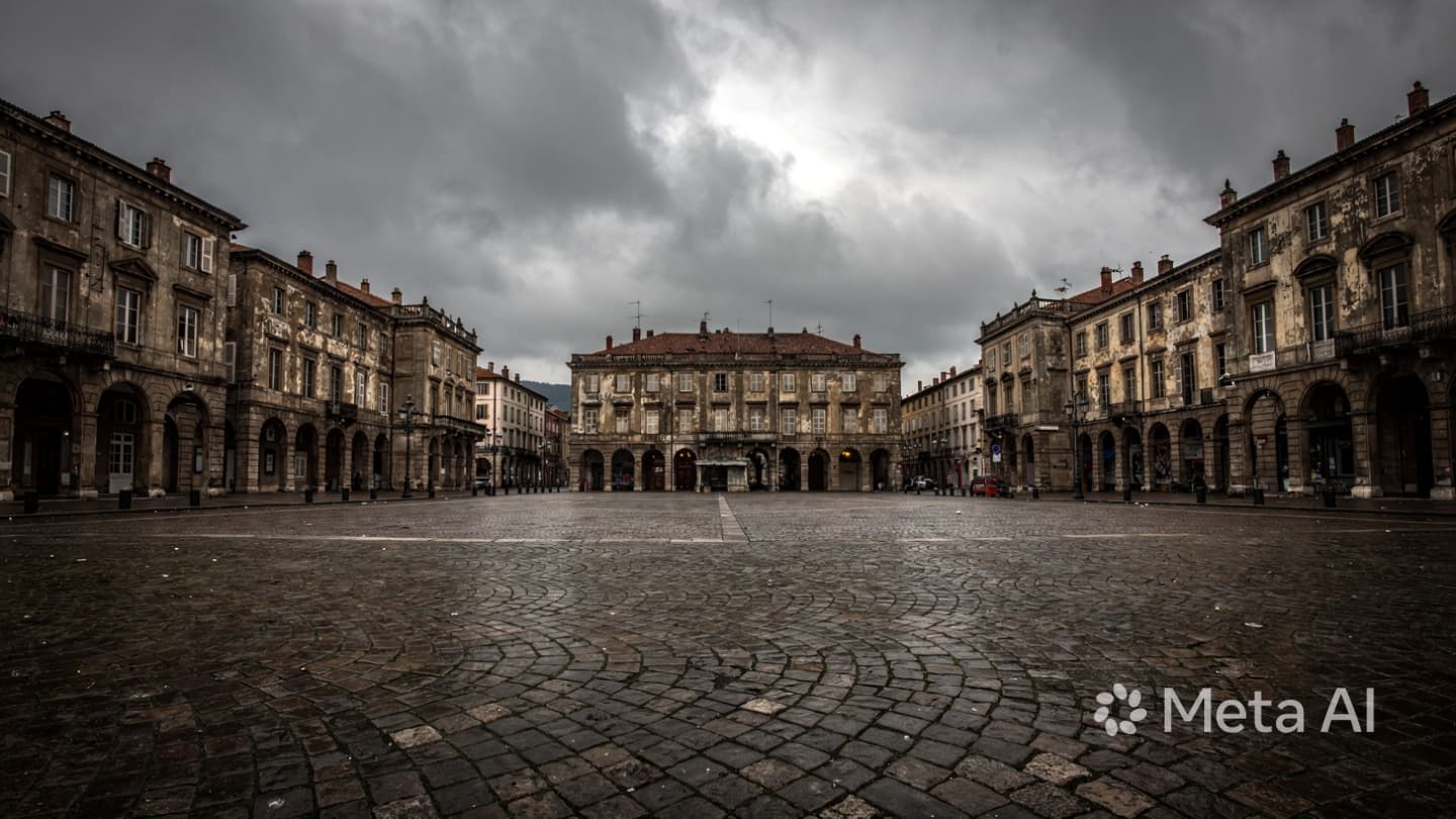 Where the Cobblestones Hold a Sudden Chill, A Shadow Falling Over the Leipzig Morning