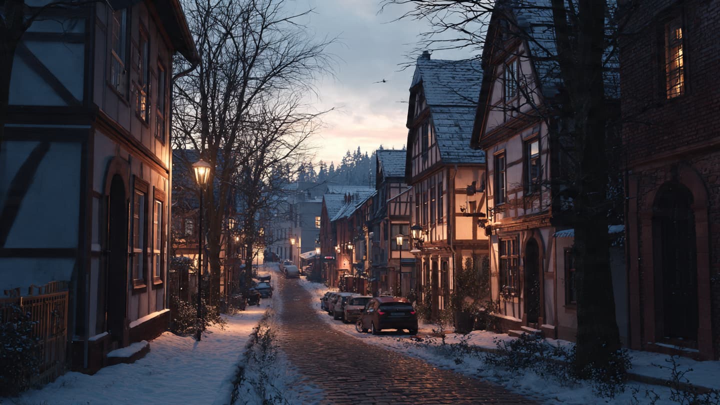 When the Evening Stillness Shatters, A Reflection on the Heavy Silence of a German Suburb