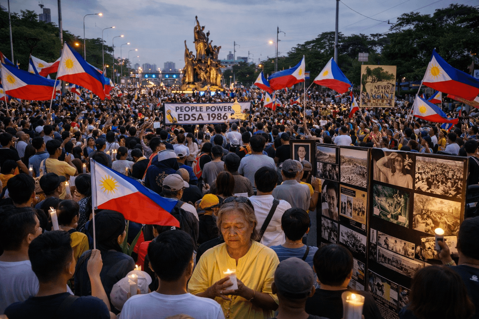 Philippines Marks 40 Years of EDSA People Power Revolution, Celebrating 1986’s Legacy of Democracy