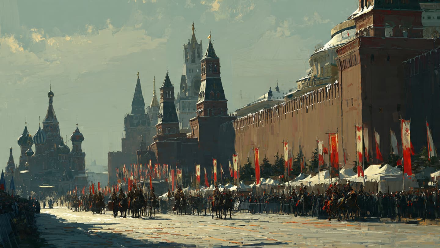 Echoes Without Expansion: Victory Day in Moscow and the Quiet Geometry of Commemoration