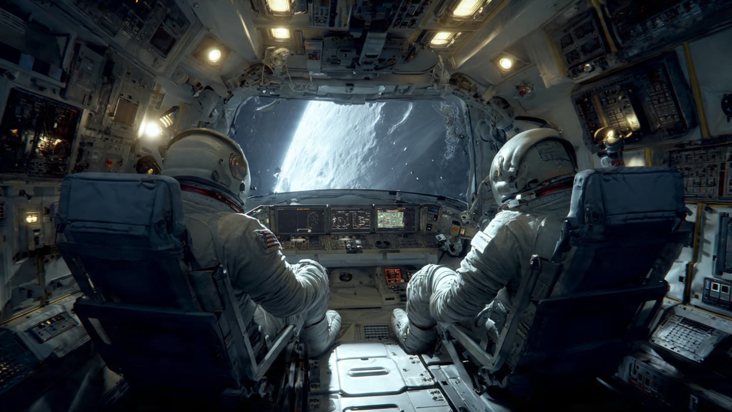 Beyond the Moon’s Far Side, Human Eyes Saw What Cameras Could Not