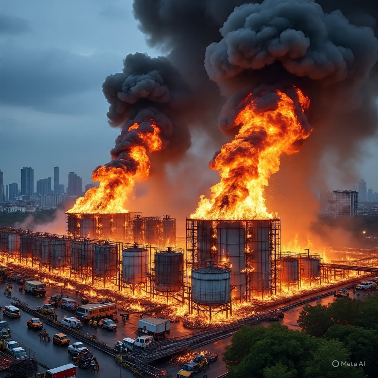 When the Sky Turned Black Over Tehran: A City Beneath Burning Oil