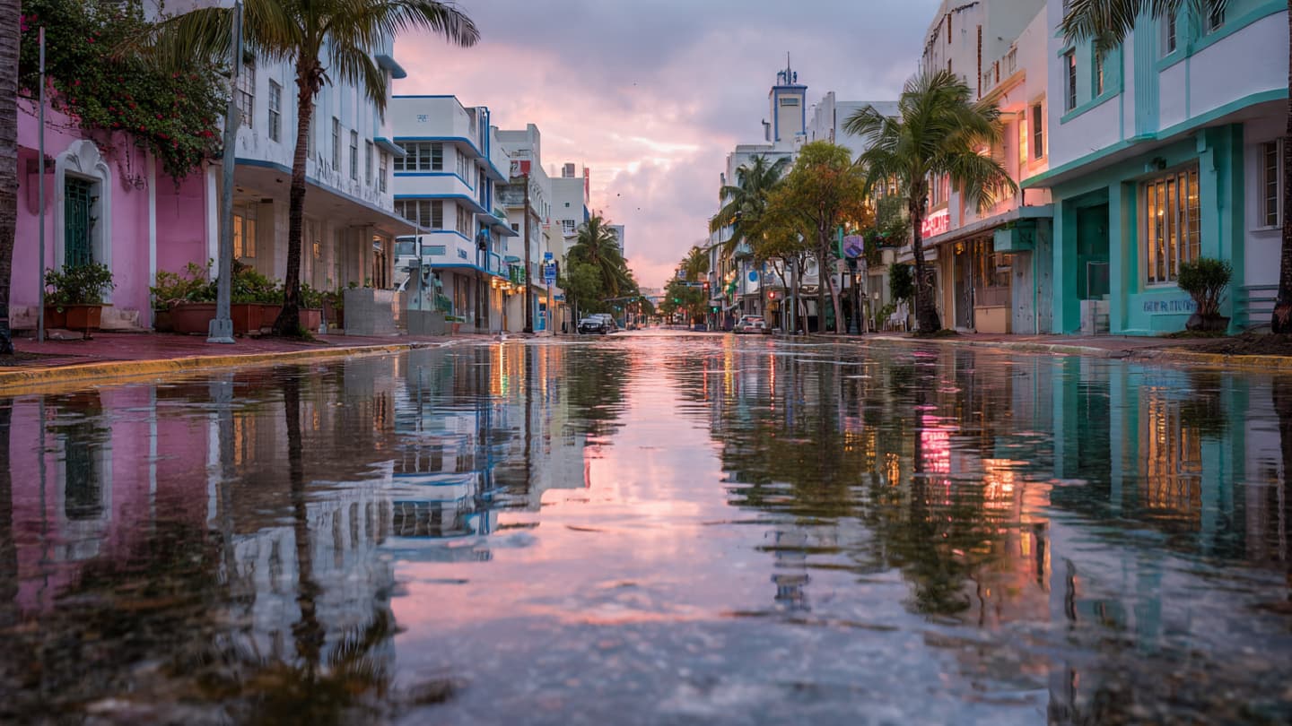 When the Atlantic Rises Without Warning, A Narrative of Miami’s Breathless and Salted Streets
