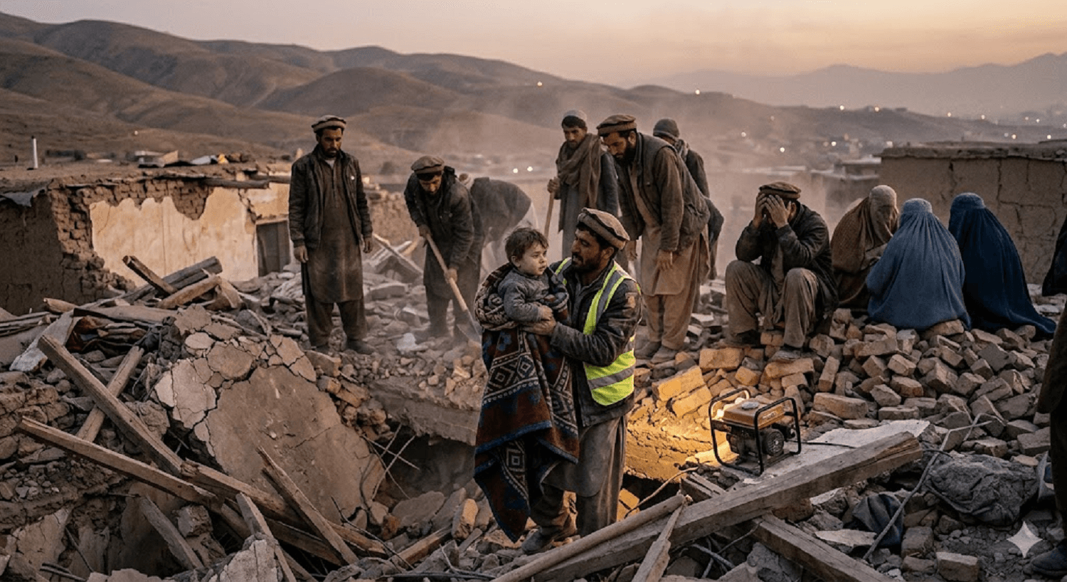 Seismic Shockwaves: 5.9 Magnitude Quake Strikes Afghanistan, Leaving 8 Dead and a Child Injured