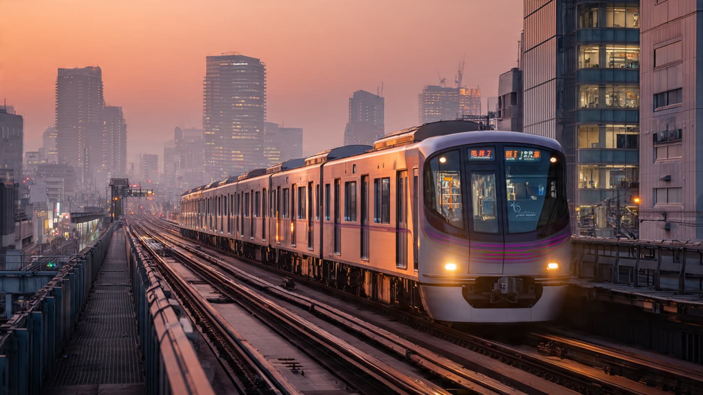 Where Steel Meets Silence: A Reflection on the Interrupted Motion of the Morning Commute