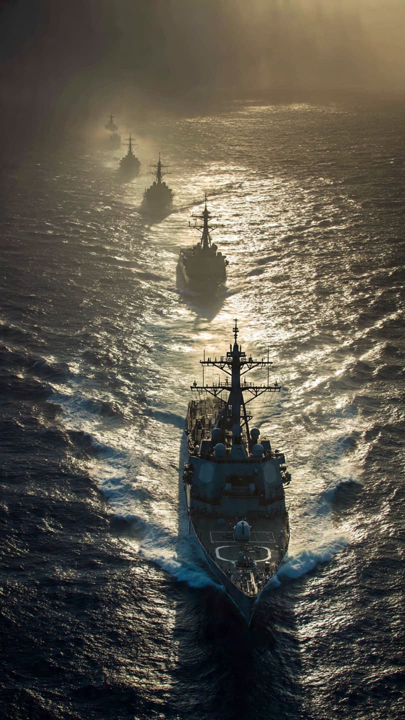 Across Sea and Sky: The Quiet Signals of Military Drills