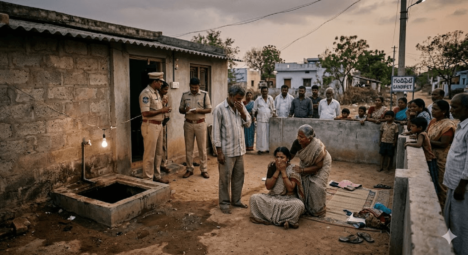 Tragedy in Gandipet: 8-Month-Old Infant Dies After Falling Into Open Water Tank
