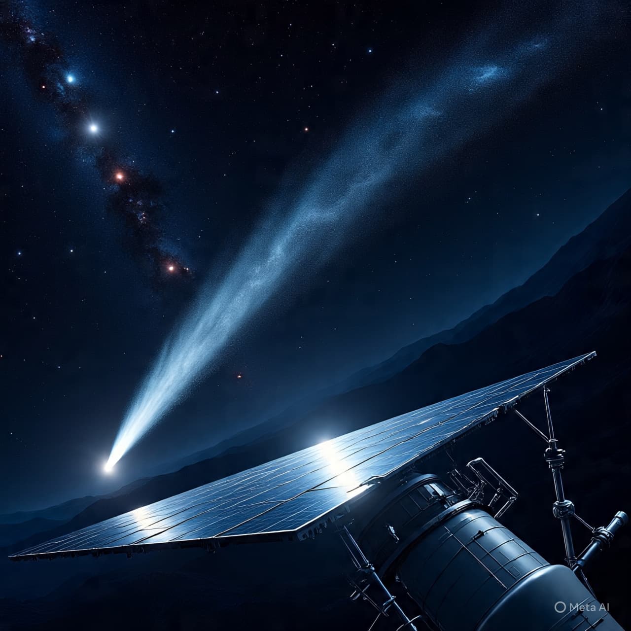 The Sky’s Brief Firework: A Comet’s Unexpected Outburst