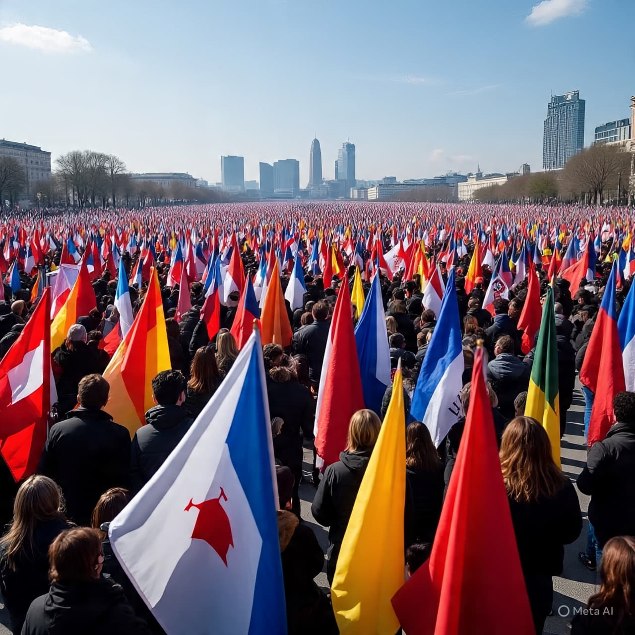 A Tide of Flags Rising Where Leaders Gathered: Munich’s Demonstration for Iran