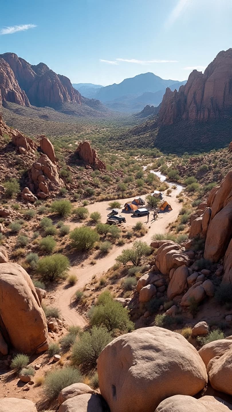 Between the Arid Peak and the Deep Vein: A Narrative of Mineral Discovery