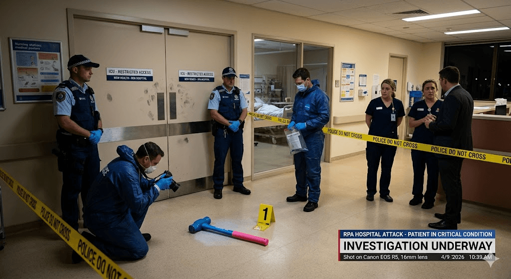 Hospital Security Crisis: Patient in Critical Condition Following Alleged Hammer Attack Inside Sydney Ward