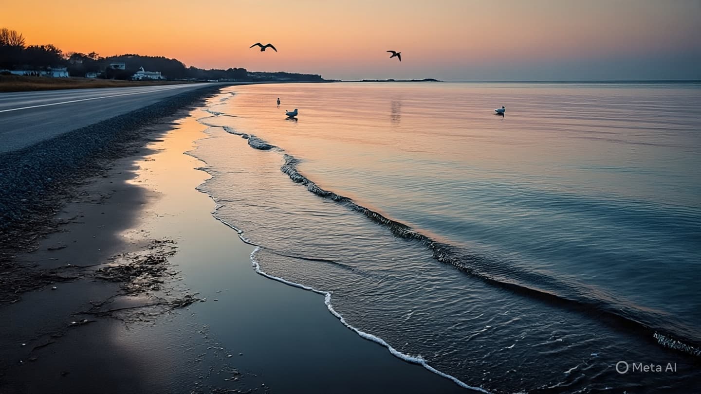 Where the River Meets the Rising Tide: The Changing Map of a Drowning Coastline