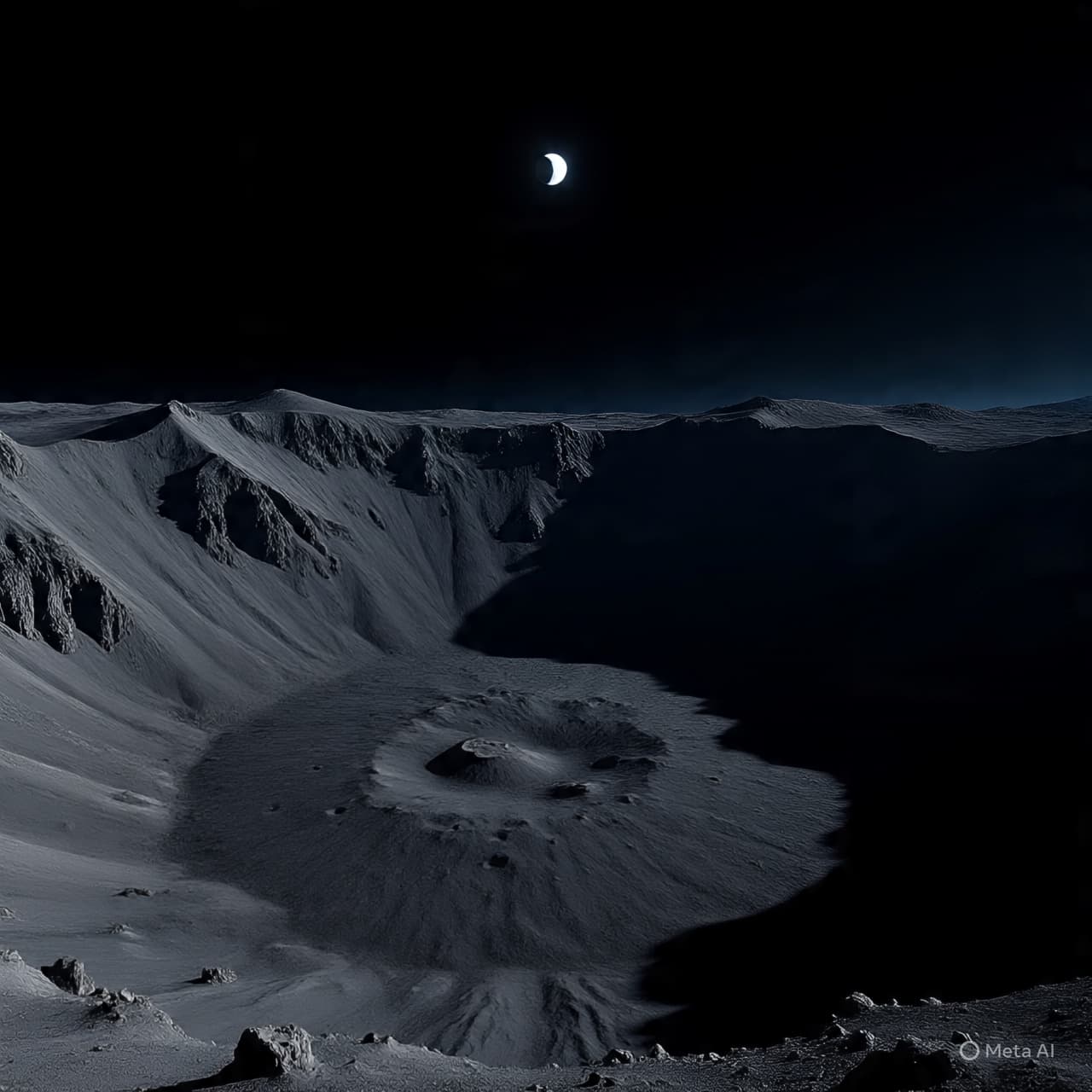 Where the Ancient Stone Meets the Silent Dust: A Long Study in Lunar Stillness