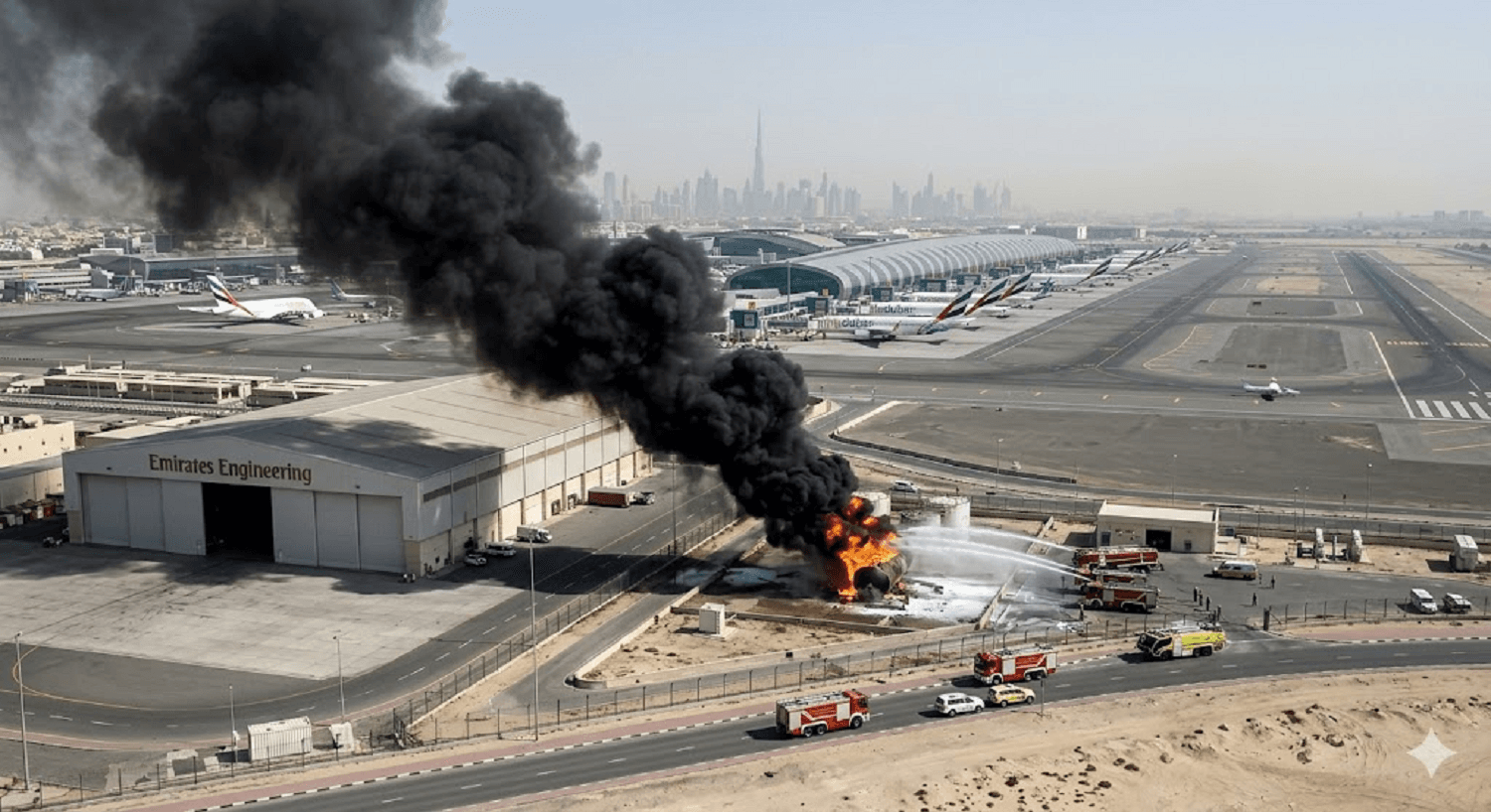 Drone Strike Near Dubai Airport Triggers Fire and Flight Disruptions Amid Iran’s Gulf Attacks