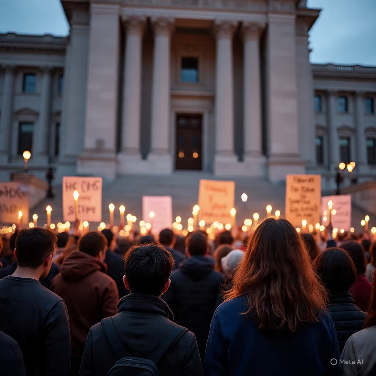 In the Wake of Silence, Streets Fill With Resolve