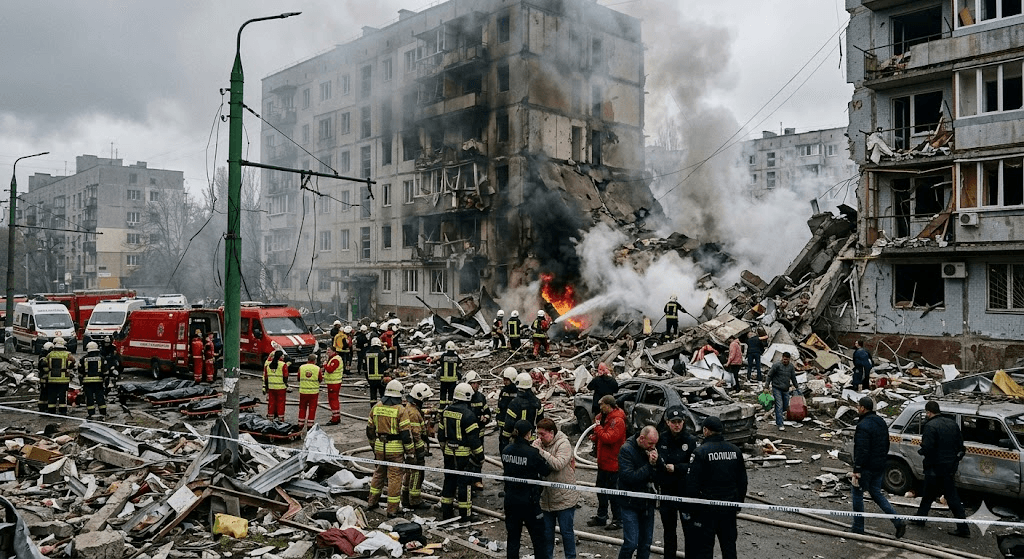 Breaking: Three Dead, Multiple Injured After Fresh Russian Assault on Kharkiv Region