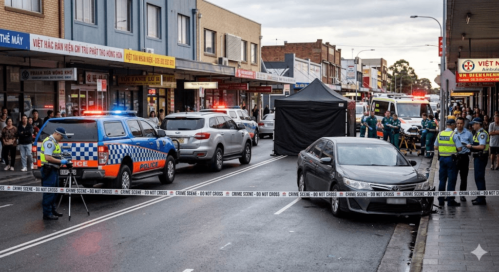 Fatal Crash Shuts Down Cabramatta Streets After Elderly Pedestrian Struck