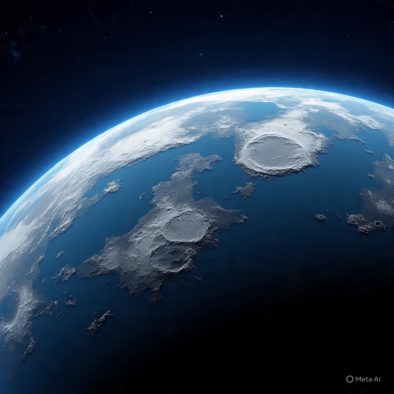 A Familiar World Fades Behind the Moon’s Silent Edge