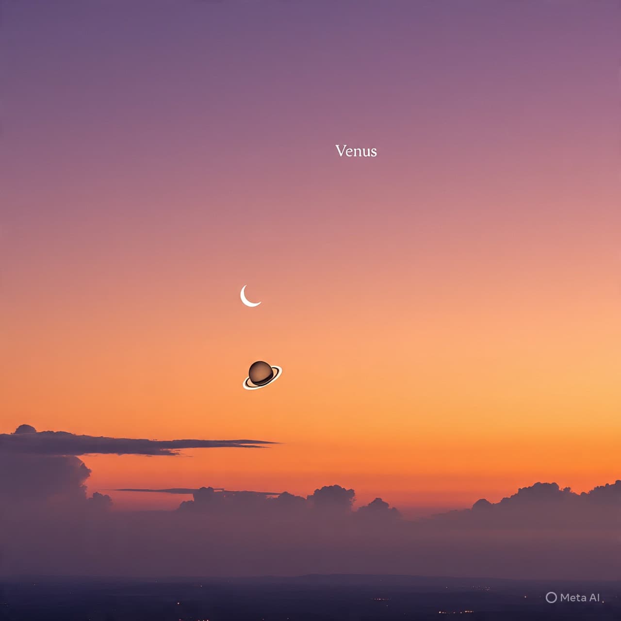 When Venus and Saturn Share the Twilight: A Quiet Sky Story