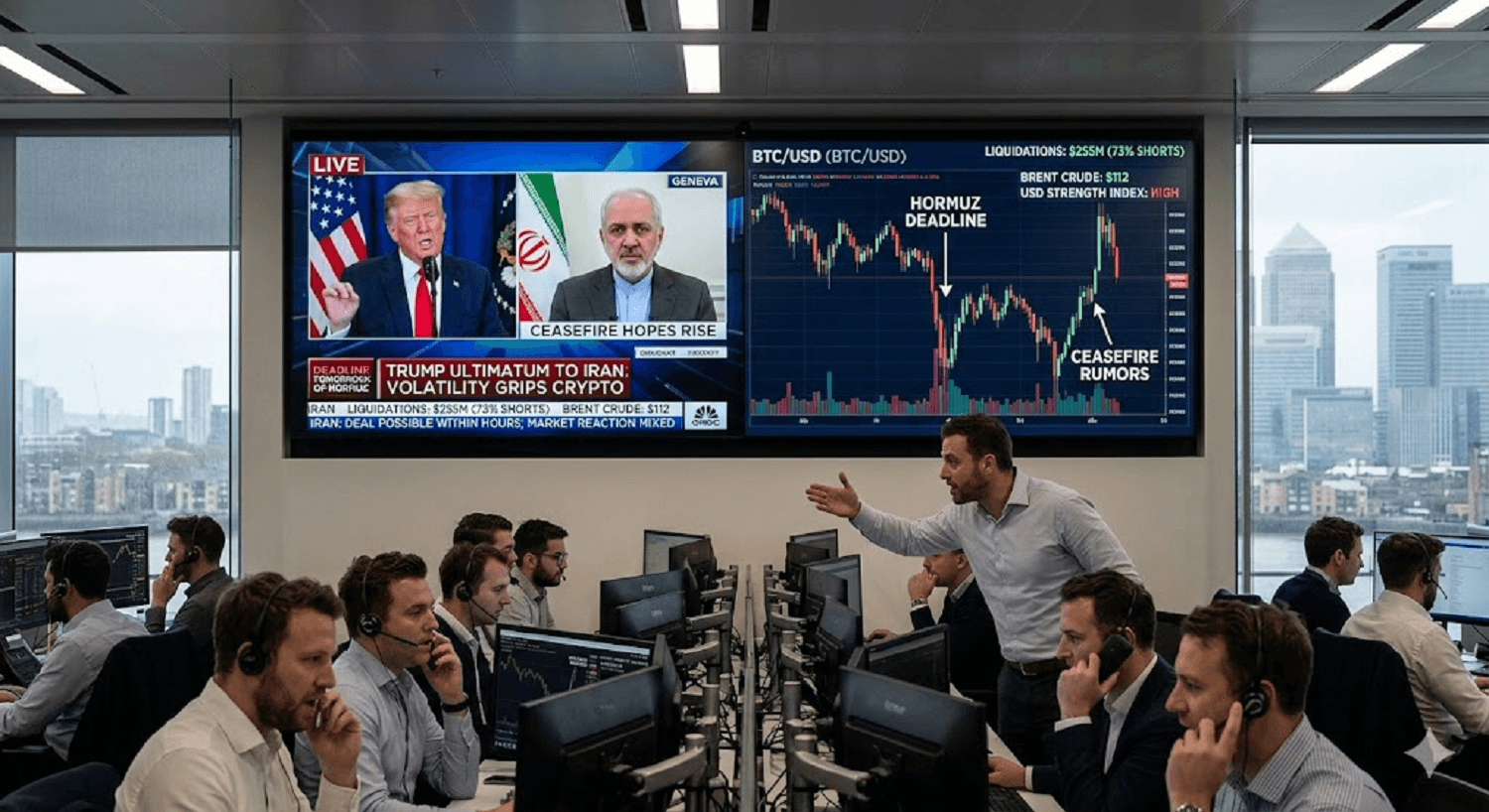 The Volatility Deadline: Bitcoin Braces as Trump’s Iran Policy Clashes with Emerging Peace Hopes